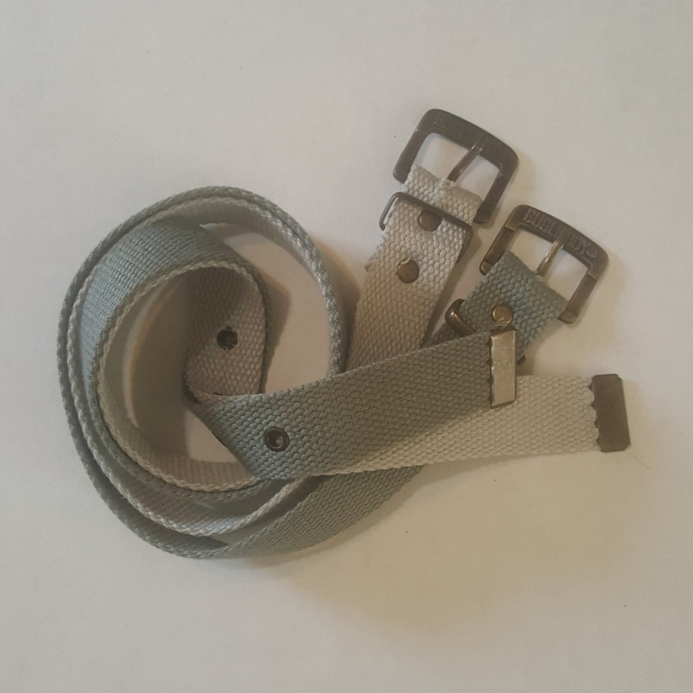 2 Vintage Bugle Boy fabric belts